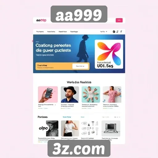 tendências em design e usabilidade do site aa999