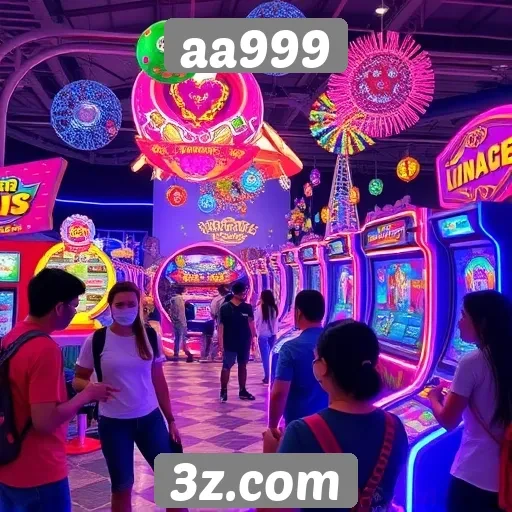Atrações exclusivas do evento de jogos aa999