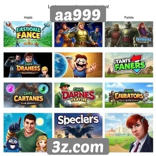 Desempenho de jogos populares na plataforma aa999