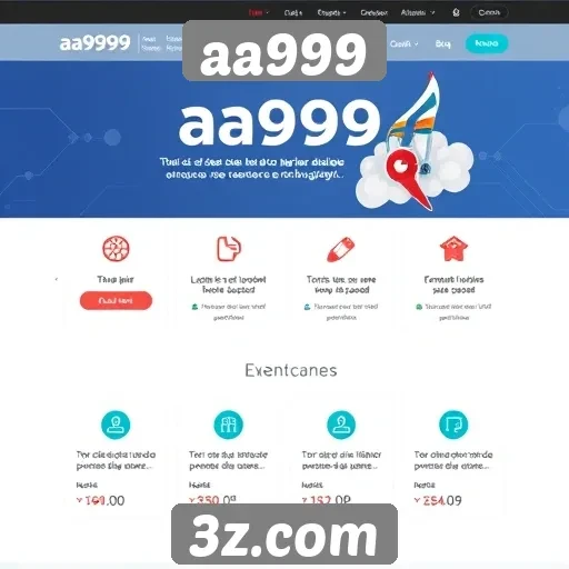 Análise da interface do usuário do site aa999